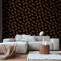 Tapetti Artgeist Golden Scatter, musta, 50cm x 10m