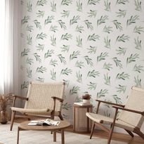 Tapetti Artgeist Olive Dance, harmaa, 50cm x 10m