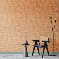 Tapetti Artgeist Tiny Dots optimistic pattern in peach colors, beige, 50cm x 10m