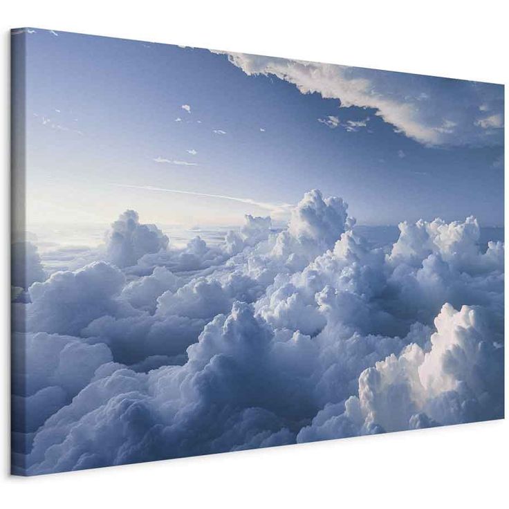 CONFIGURABLE PÄÄTUOTE - Taulu - Aerial Landscapes: Rays Lighting Up Fluffy Cloud Formations 05477