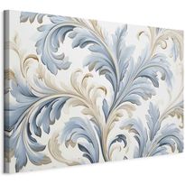 Taulu Artgeist Baroque Ornaments in Light Cream-Blue Hues, eri vaihtoehtoja