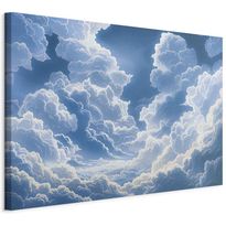 Taulu Artgeist Blue Sky Breaking Through White Fluffy Clouds, eri vaihtoehtoja