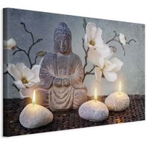 Taulu Artgeist Buddha and Stones (1 Part) Wide, eri vaihtoehtoja