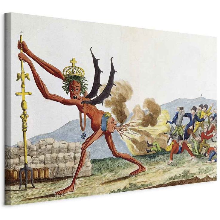CONFIGURABLE PÄÄTUOTE - Taulu - Caricature of the English Government (Jacques-Louis David) 49030
