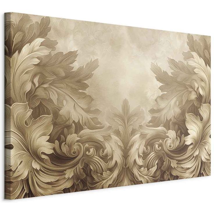 CONFIGURABLE PÄÄTUOTE - Taulu - Carved Baroque Ornaments Rich Composition in Sepia Colors 94948