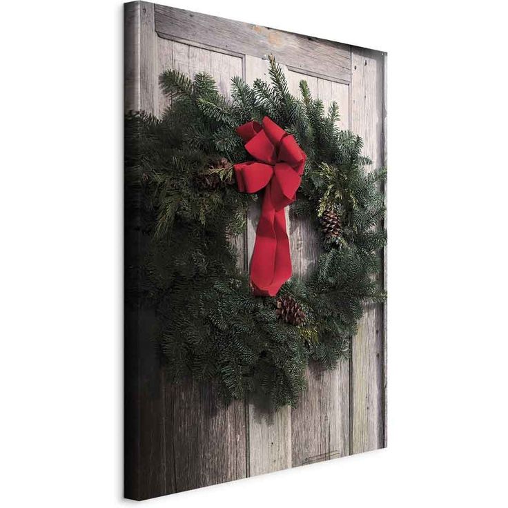 CONFIGURABLE PÄÄTUOTE - Taulu - Christmas Wreath (1 Part) Vertical 86366