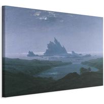 Taulu Artgeist Cliff reef on the beach (Caspar David Friedrich), eri vaihtoehtoja