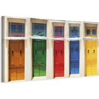 Taulu Artgeist Colourful Doors, eri vaihtoehtoja