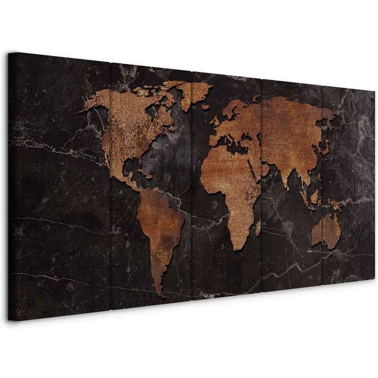 CONFIGURABLE PÄÄTUOTE - Taulu - Copper Map (5 Parts) Narrow 77901