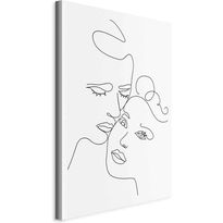 Taulu Artgeist Couple in Black and White (1-part) - Romantic Kiss Moment, eri vaihtoehtoja