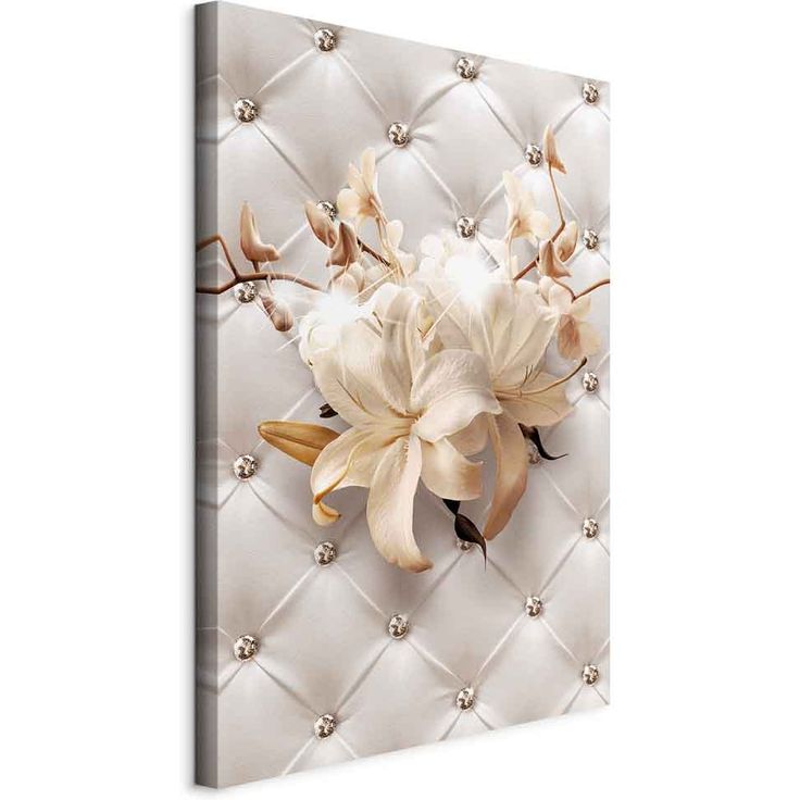 CONFIGURABLE PÄÄTUOTE - Taulu - Diamond Lilies (1 Part) Vertical 94673