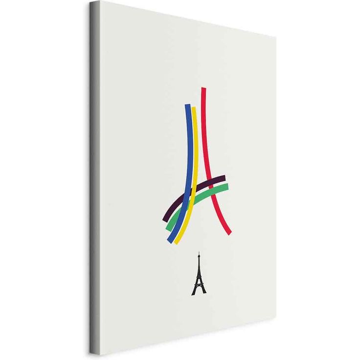 CONFIGURABLE PÄÄTUOTE - Taulu - Eiffel Tower - Colorful Graphics - Abstraction 02318