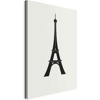 Taulu Artgeist Eiffel Tower Simple Graphics in Black and White, eri vaihtoehtoja