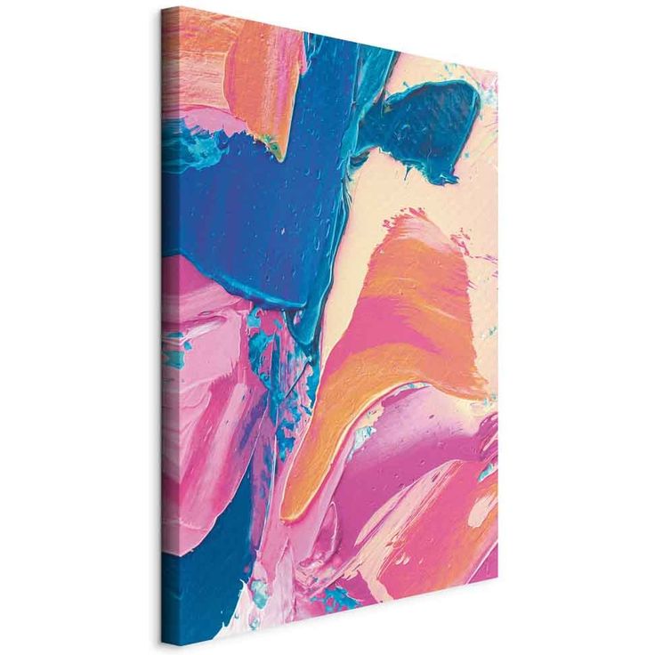 CONFIGURABLE PÄÄTUOTE - Taulu - Energetic Shapes - Dynamic Oil Paint Composition on Canvas 25703