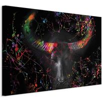 Taulu Artgeist Enraged Bull (1 Part) Vertical - Second Variant, eri vaihtoehtoja