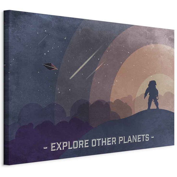CONFIGURABLE PÄÄTUOTE - Taulu - Explore Other Planets (1 Part) Wide 68261