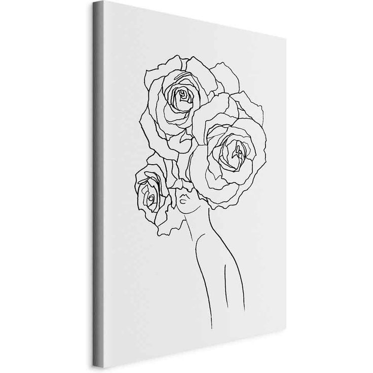 CONFIGURABLE PÄÄTUOTE - Taulu - Fancy Roses (1 Part) Vertical 69466