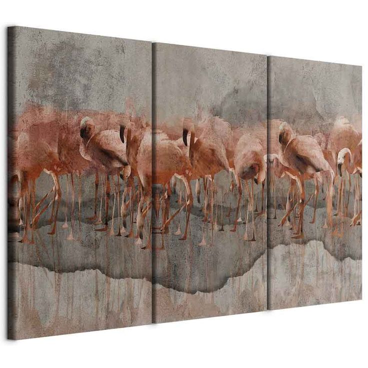 CONFIGURABLE PÄÄTUOTE - Taulu - Flamingo Lake (3 Parts) 25134
