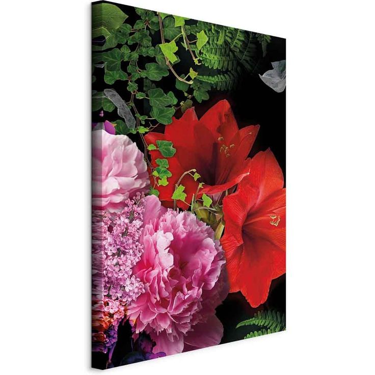 CONFIGURABLE PÄÄTUOTE - Taulu - Floral Symphony (1 Part) Vertical 97568
