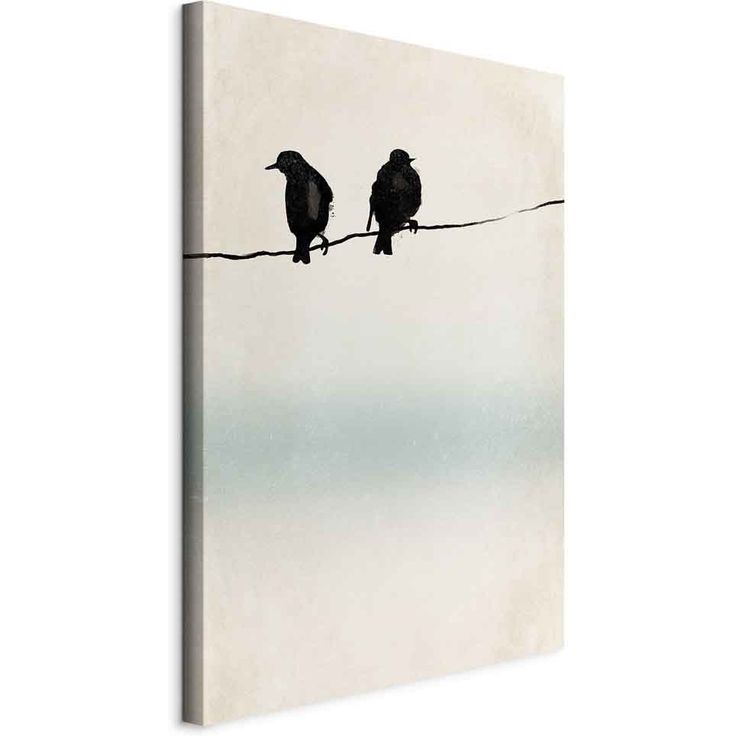 CONFIGURABLE PÄÄTUOTE - Taulu - Frozen Sparrows (1 Part) Vertical 94598