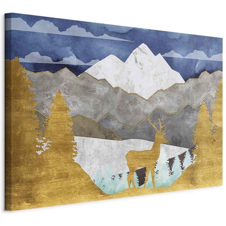 CONFIGURABLE PÄÄTUOTE - Taulu - Golden Land (1 Part) Wide 77989