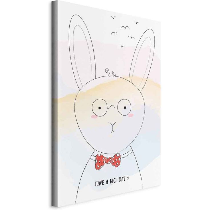 CONFIGURABLE PÄÄTUOTE - Taulu - Greetings from Rabbit (1 Part) Vertical 97117