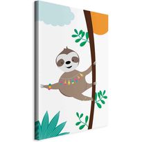 Taulu Artgeist Happy Sloth (1 Part) Vertical, eri vaihtoehtoja