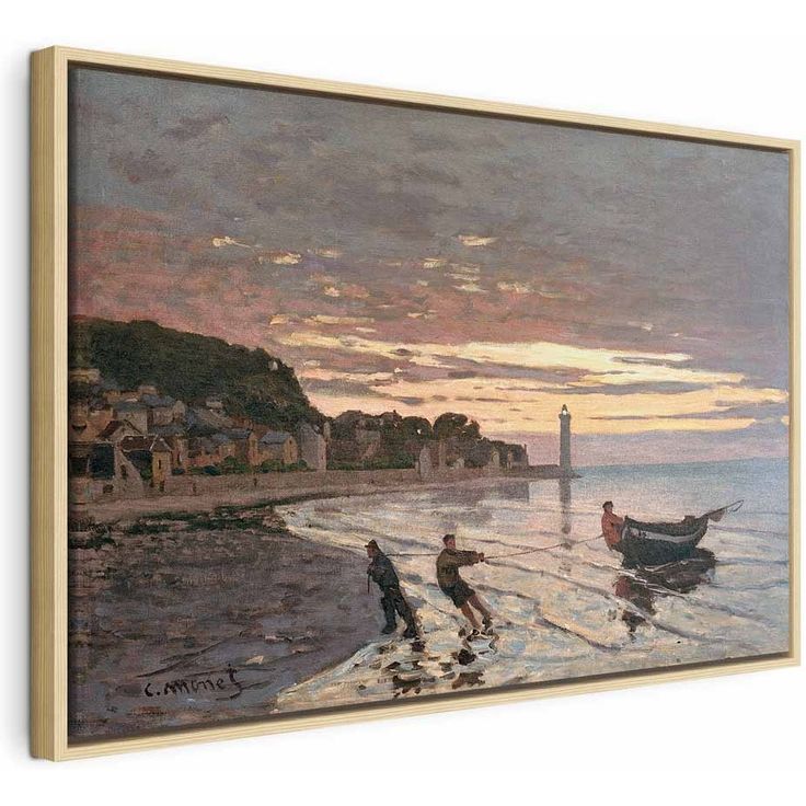 CONFIGURABLE PÄÄTUOTE - Taulu - Hauling a Boat Ashore, Honfleur 90611