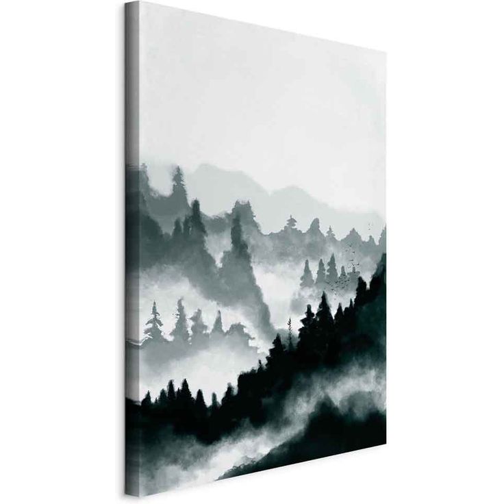 CONFIGURABLE PÄÄTUOTE - Taulu - Hazy Landscape (1 Part) Vertical 77475