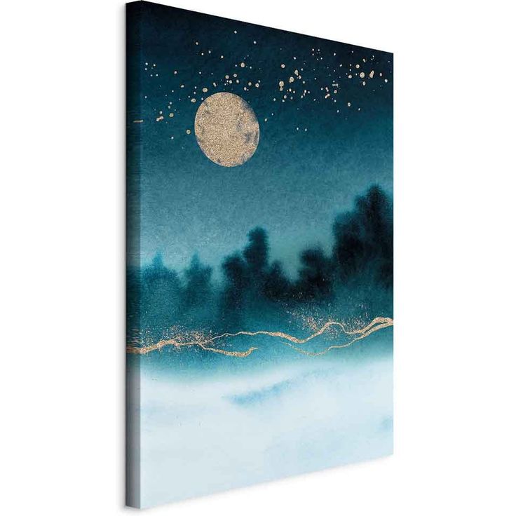 CONFIGURABLE PÄÄTUOTE - Taulu - Hazy Moon (1 Part) Vertical 25493