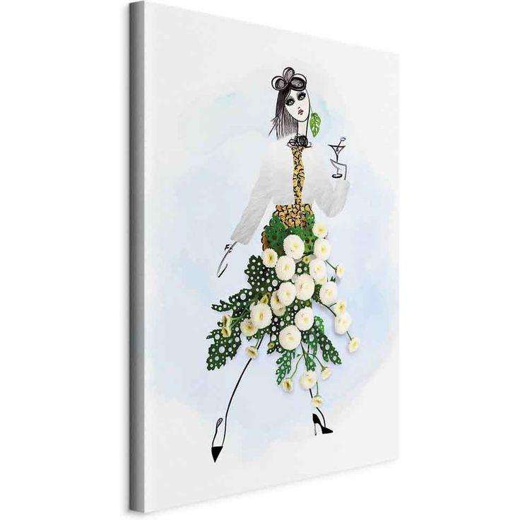 CONFIGURABLE PÄÄTUOTE - Taulu - Herbal Girl (1 Part) Vertical 90842