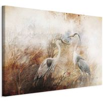 Taulu Artgeist Herons on the Hunt (1 Part) Wide, eri vaihtoehtoja