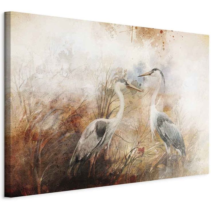 CONFIGURABLE PÄÄTUOTE - Taulu - Herons on the Hunt (1 Part) Wide 84140