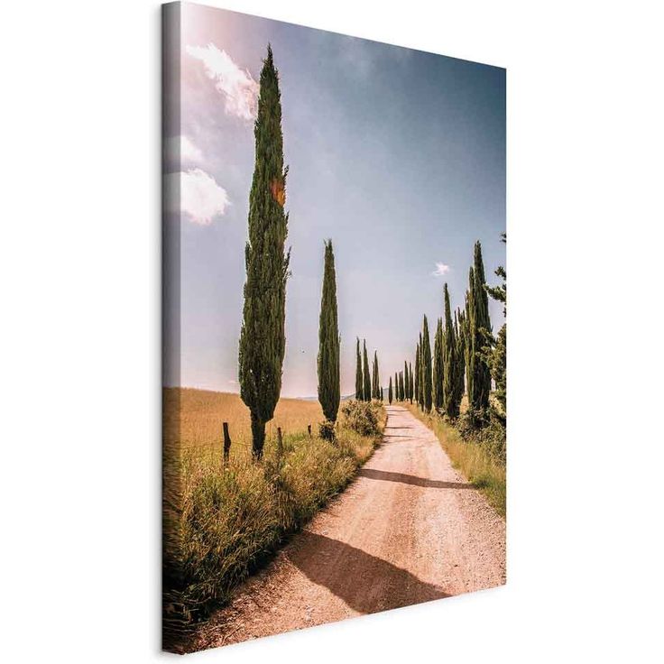 CONFIGURABLE PÄÄTUOTE - Taulu - Italian cypresses (1 Part) Vertical 54117