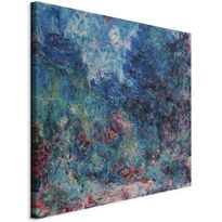 Taulu Artgeist La maison de l&#039;artiste vue du jardin aux roses (Claude Monet), eri vaihtoehtoja