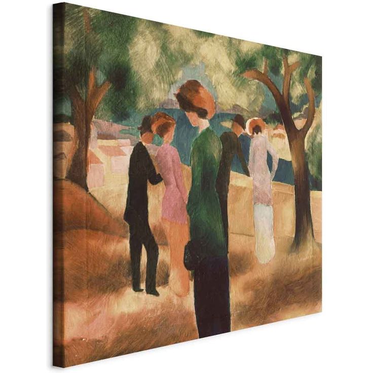 CONFIGURABLE PÄÄTUOTE - Taulu - Lady in Green Jacket (August Macke) 43069