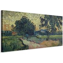 Taulu Artgeist Landscape with the Chateau of Auvers at Sunset (Vincent Van Gogh), eri vaihtoehtoja