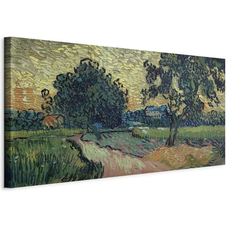 CONFIGURABLE PÄÄTUOTE - Taulu - Landscape with the Chateau of Auvers at Sunset (Vincent Van Gogh) 48422