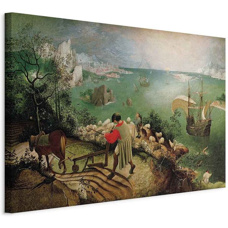 CONFIGURABLE PÄÄTUOTE - Taulu - Landscape with the Fall of Icarus 90048