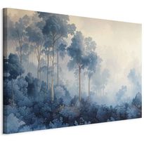 Taulu Artgeist Landscape with Trees in Illustrative Style Fairy-Tale Blue Forest, eri vaihtoehtoja