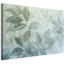 Taulu Artgeist Large Leaves in Shades of Green-Mint: Botanical Motif, eri vaihtoehtoja