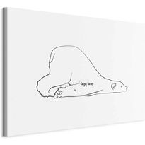 Taulu Artgeist Lazy Bear (1 Part) Wide, eri vaihtoehtoja
