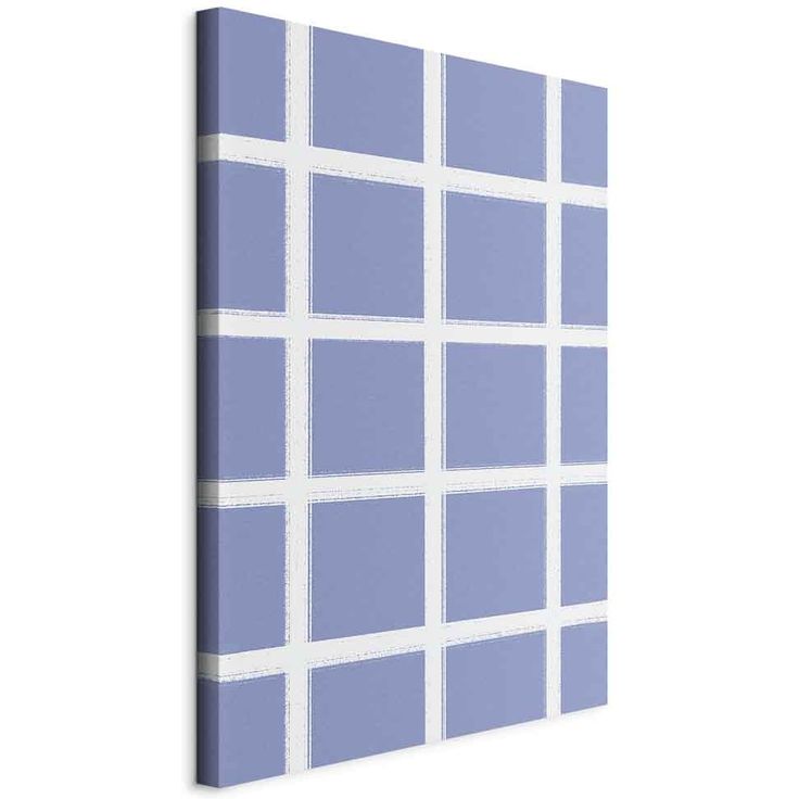CONFIGURABLE PÄÄTUOTE - Taulu - Lines and Symmetry - Expressive White Grid on a Blue Background 25079