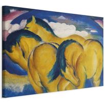 Taulu Artgeist Little Yellow Horses (Franz Marc), eri vaihtoehtoja