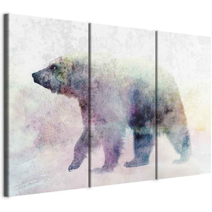 CONFIGURABLE PÄÄTUOTE - Taulu - Lonely Bear (3 Parts) 40069