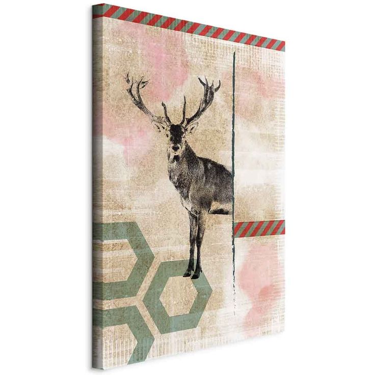 CONFIGURABLE PÄÄTUOTE - Taulu - Lost Deer (1 Part) Vertical 67684
