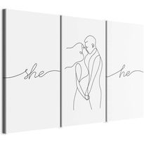 Taulu Artgeist Love Triptych (3 Parts), eri vaihtoehtoja