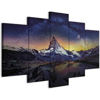 Taulu Artgeist Matterhorn (5 Parts) Wide, eri vaihtoehtoja