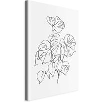 Taulu Artgeist Monochrome Monstera (1 Part) Vertical, eri vaihtoehtoja
