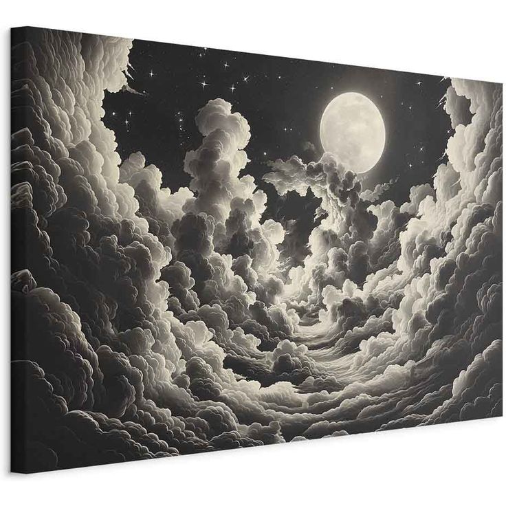CONFIGURABLE PÄÄTUOTE - Taulu - Moon and Stars Singing Among the Great Clouds 11171